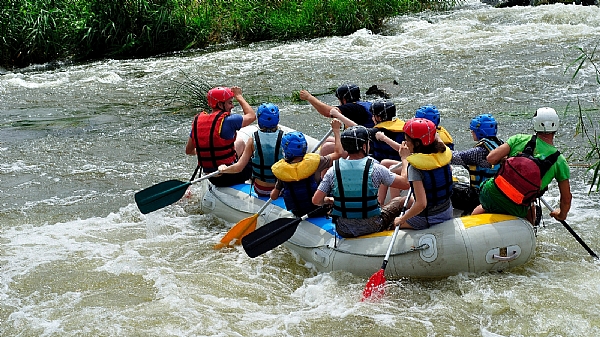 Kayaking and Rafting on the Jordan River