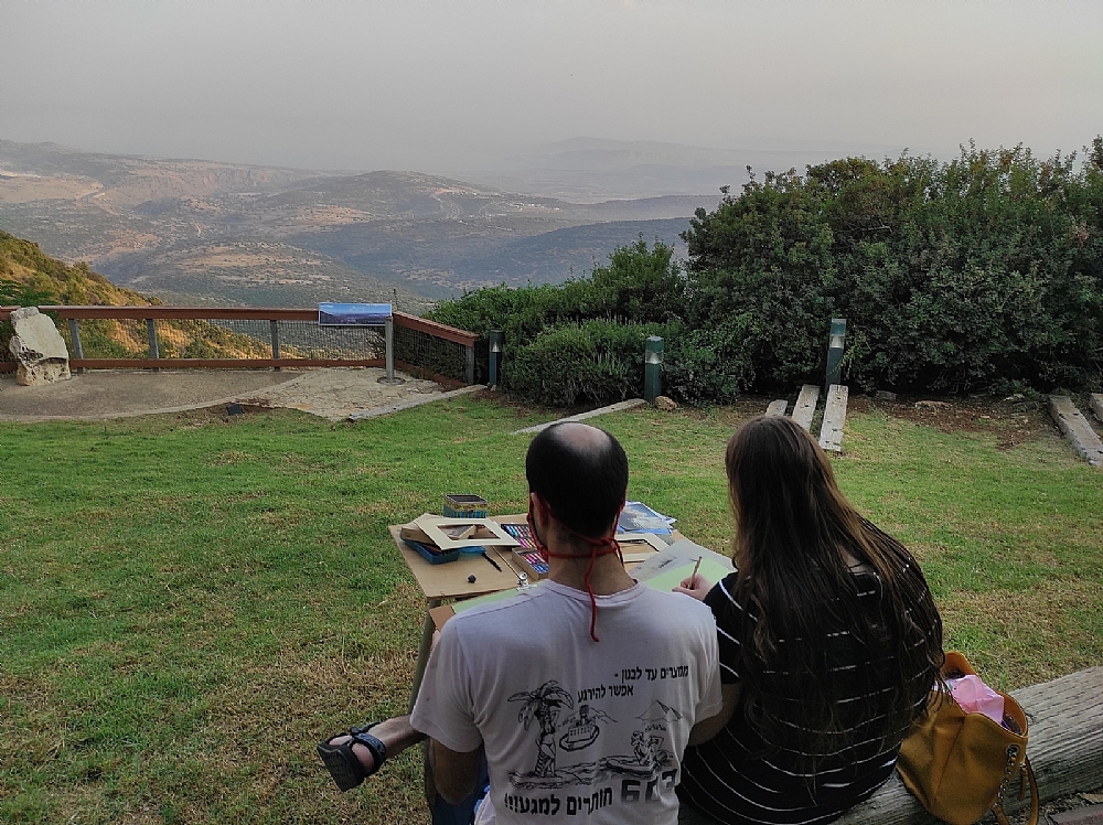 סדנת ציור נוף זוגית
